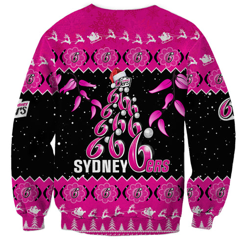 sydney-sixers-cricket-christmas-sweatshirt-merry-xmas-2023-indigenous-art