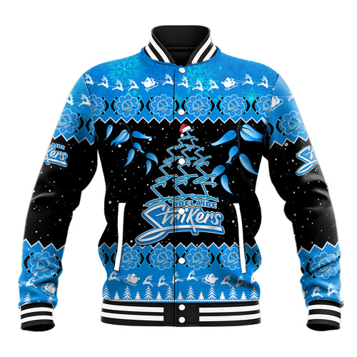 adelaide-strikers-cricket-christmas-baseball-jacket-merry-xmas-2023-indigenous-art