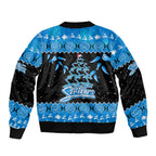 adelaide-strikers-cricket-christmas-bomber-jacket-merry-xmas-2023-indigenous-art
