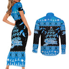 adelaide-strikers-cricket-christmas-couples-matching-short-sleeve-bodycon-dress-and-long-sleeve-button-shirt-merry-xmas-2023-indigenous-art