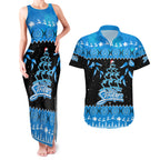 adelaide-strikers-cricket-christmas-couples-matching-tank-maxi-dress-and-hawaiian-shirt-merry-xmas-2023-indigenous-art