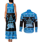 adelaide-strikers-cricket-christmas-couples-matching-tank-maxi-dress-and-long-sleeve-button-shirt-merry-xmas-2023-indigenous-art