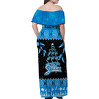 adelaide-strikers-cricket-christmas-family-matching-off-shoulder-maxi-dress-and-hawaiian-shirt-merry-xmas-2023-indigenous-art