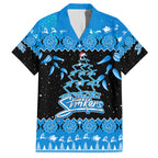 adelaide-strikers-cricket-christmas-family-matching-short-sleeve-bodycon-dress-and-hawaiian-shirt-merry-xmas-2023-indigenous-art