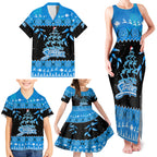 adelaide-strikers-cricket-christmas-family-matching-tank-maxi-dress-and-hawaiian-shirt-merry-xmas-2023-indigenous-art