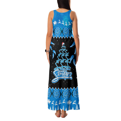adelaide-strikers-cricket-christmas-family-matching-tank-maxi-dress-and-hawaiian-shirt-merry-xmas-2023-indigenous-art