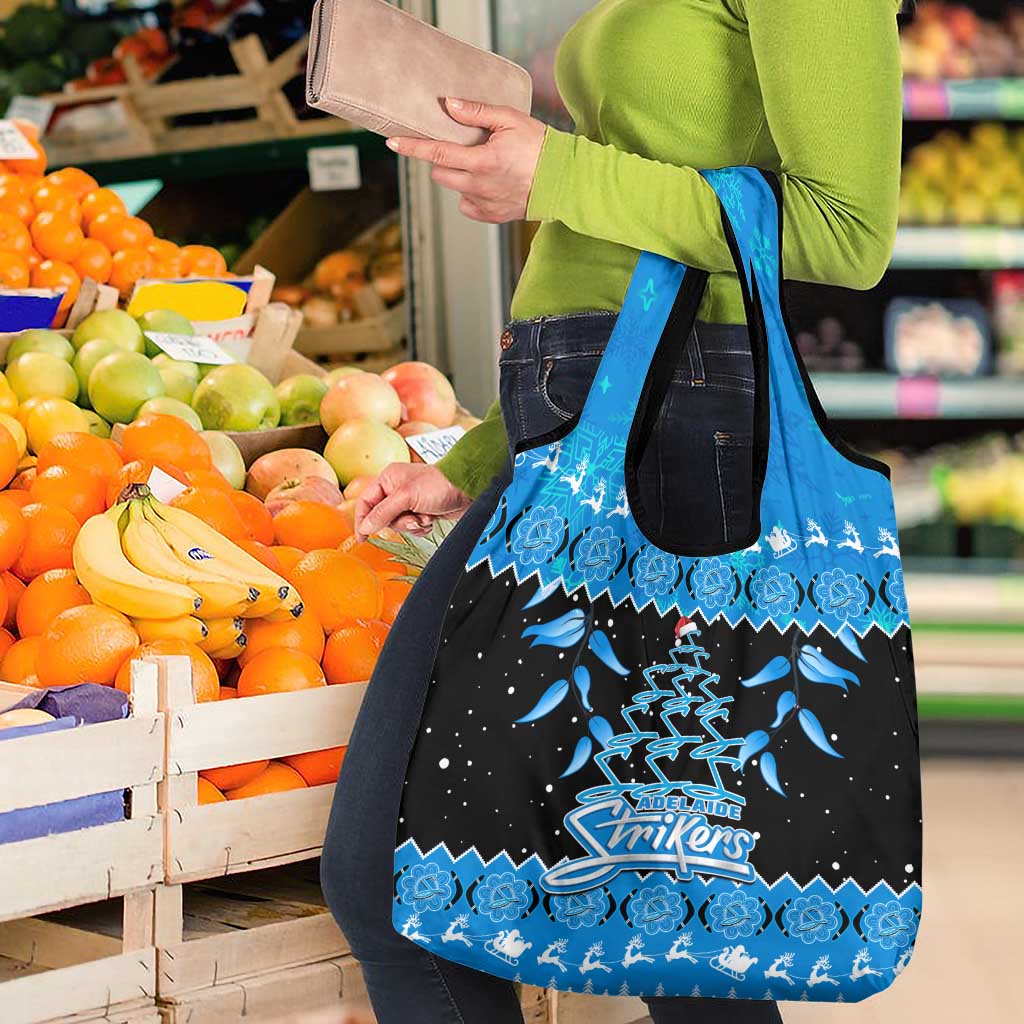 Adelaide Strikers Cricket Christmas Grocery Bag Merry Xmas Indigenous Art