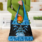 Adelaide Strikers Cricket Christmas Grocery Bag Merry Xmas Indigenous Art