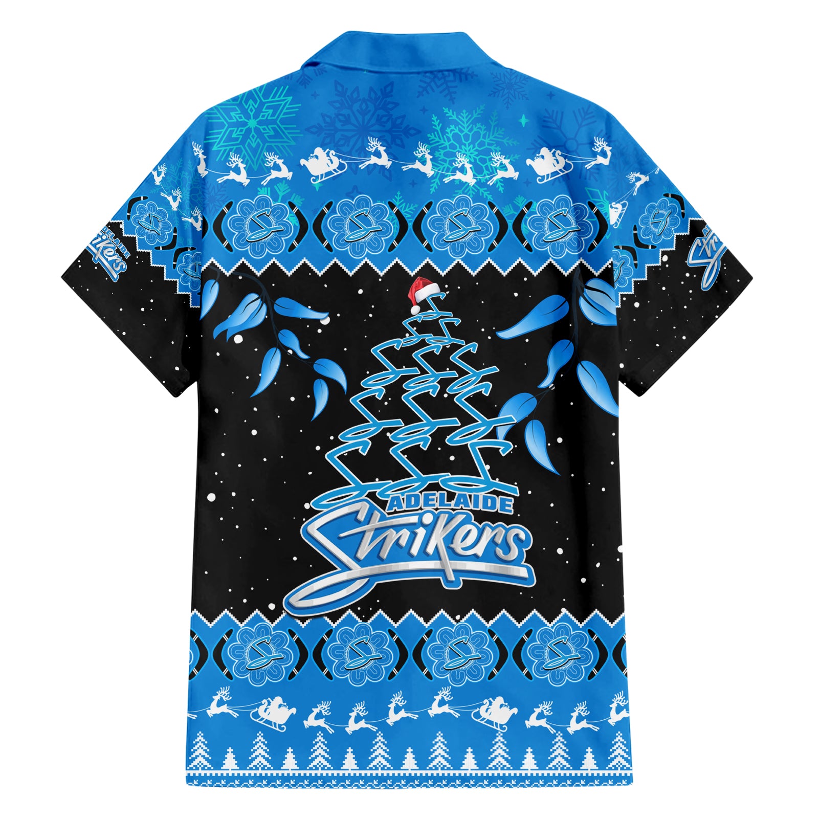 adelaide-strikers-cricket-christmas-hawaiian-shirt-merry-xmas-2023-indigenous-art