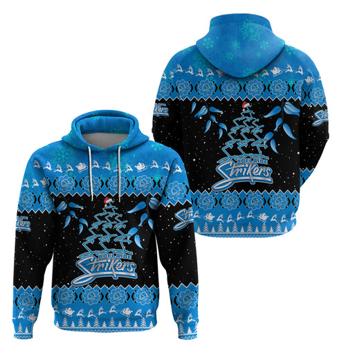 adelaide-strikers-cricket-christmas-hoodie-merry-xmas-2023-indigenous-art