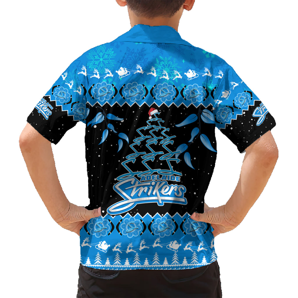 adelaide-strikers-cricket-christmas-kid-hawaiian-shirt-merry-xmas-2023-indigenous-art