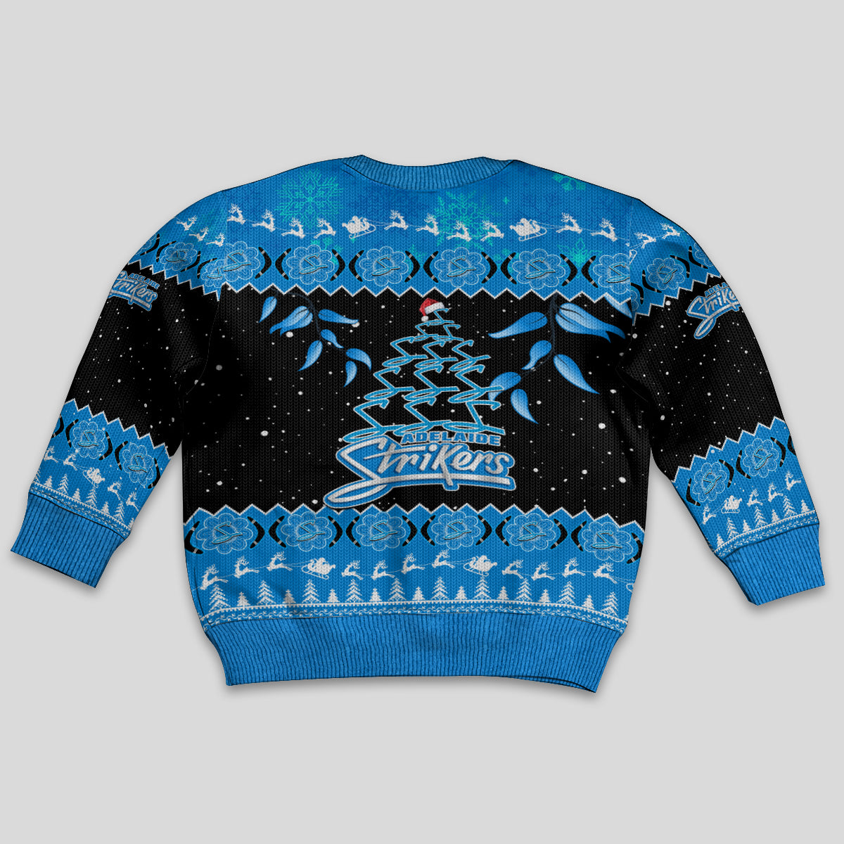 adelaide-strikers-cricket-christmas-kid-ugly-christmas-sweater-merry-xmas-2023-indigenous-art