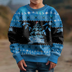 adelaide-strikers-cricket-christmas-kid-ugly-christmas-sweater-merry-xmas-2023-indigenous-art