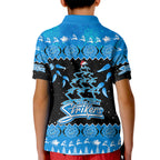 adelaide-strikers-cricket-christmas-kid-polo-shirt-merry-xmas-2023-indigenous-art