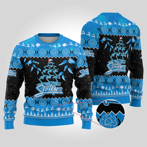 adelaide-strikers-cricket-christmas-ugly-christmas-sweater-merry-xmas-2023-indigenous-art