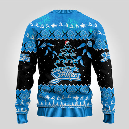 adelaide-strikers-cricket-christmas-ugly-christmas-sweater-merry-xmas-2023-indigenous-art