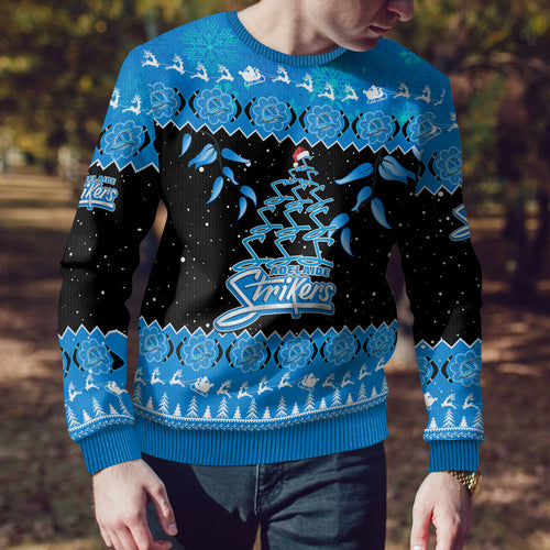 adelaide-strikers-cricket-christmas-ugly-christmas-sweater-merry-xmas-2023-indigenous-art