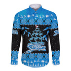 adelaide-strikers-cricket-christmas-long-sleeve-button-shirt-merry-xmas-2023-indigenous-art