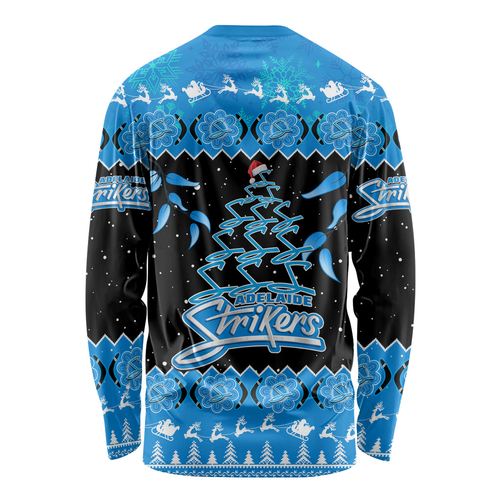 adelaide-strikers-cricket-christmas-long-sleeve-shirt-merry-xmas-2023-indigenous-art