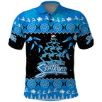 adelaide-strikers-cricket-christmas-polo-shirt-merry-xmas-2023-indigenous-art