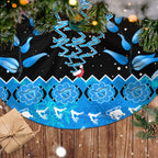 adelaide-strikers-cricket-christmas-tree-skirt-merry-xmas-2023-indigenous-art