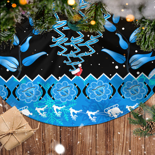adelaide-strikers-cricket-christmas-tree-skirt-merry-xmas-2023-indigenous-art