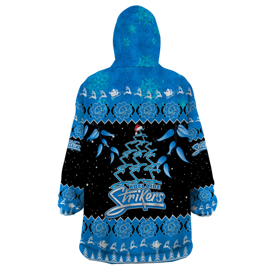 adelaide-strikers-cricket-christmas-wearable-blanket-hoodie-merry-xmas-2023-indigenous-art