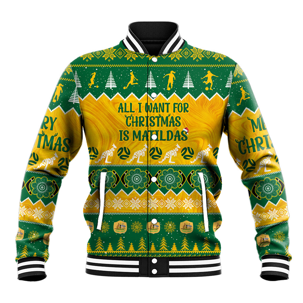 personalised-australia-soccer-christmas-baseball-jacket-all-i-want-for-xmas-is-matildas