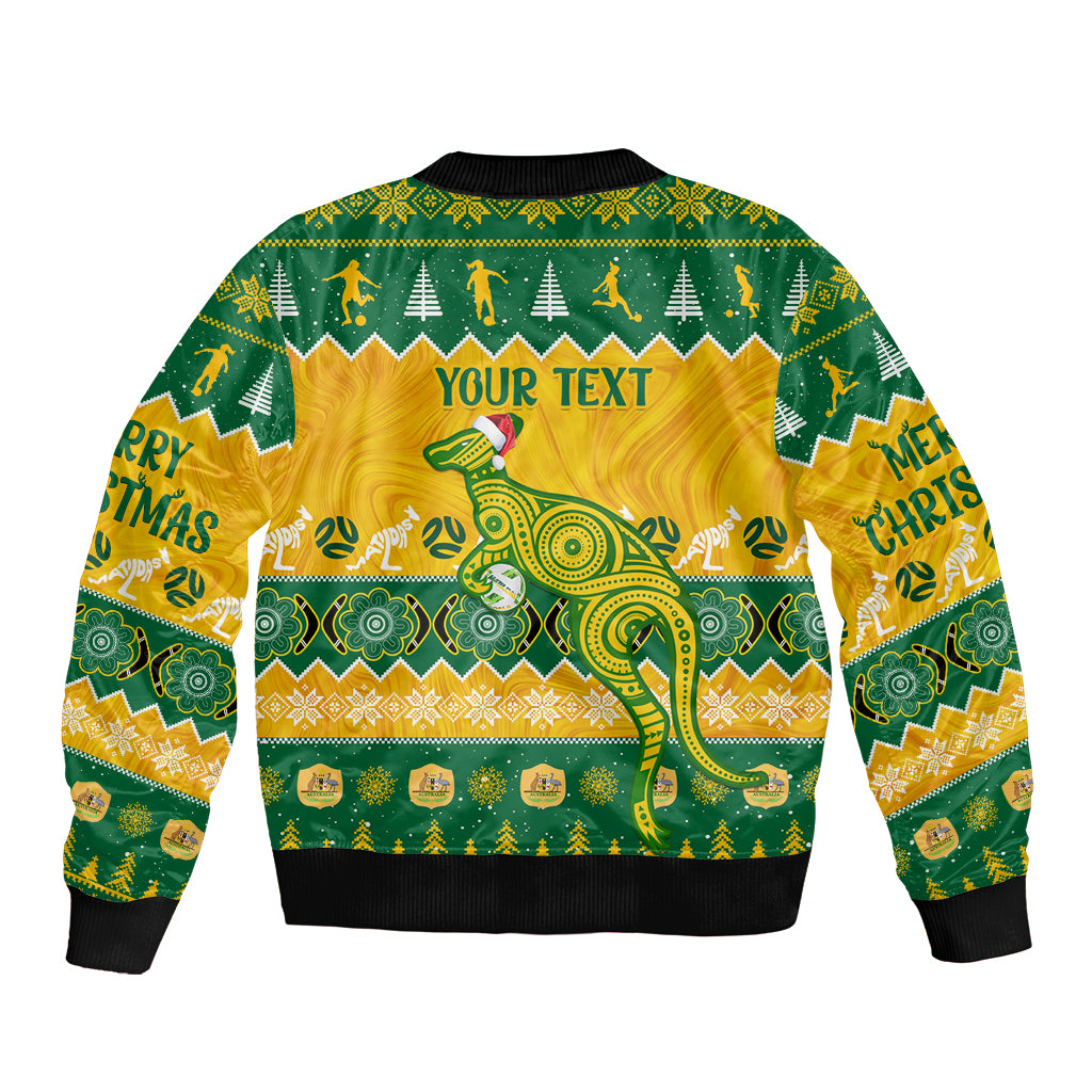 personalised-australia-soccer-christmas-bomber-jacket-all-i-want-for-xmas-is-matildas