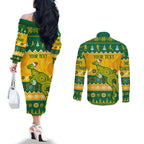 personalised-australia-soccer-christmas-couples-matching-off-the-shoulder-long-sleeve-dress-and-long-sleeve-button-shirt-all-i-want-for-xmas-is-matildas