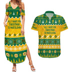 personalised-australia-soccer-christmas-couples-matching-summer-maxi-dress-and-hawaiian-shirt-all-i-want-for-xmas-is-matildas