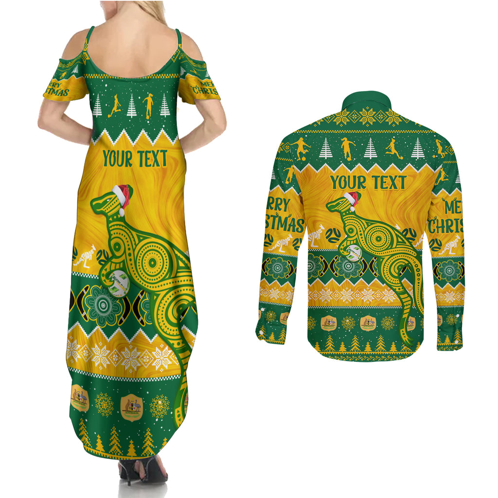 personalised-australia-soccer-christmas-couples-matching-summer-maxi-dress-and-long-sleeve-button-shirt-all-i-want-for-xmas-is-matildas