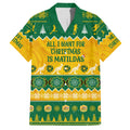 personalised-australia-soccer-christmas-family-matching-short-sleeve-bodycon-dress-and-hawaiian-shirt-all-i-want-for-xmas-is-matildas