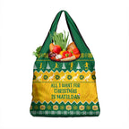 Australia Soccer Christmas Grocery Bag All I Want For Xmas Is Matildas