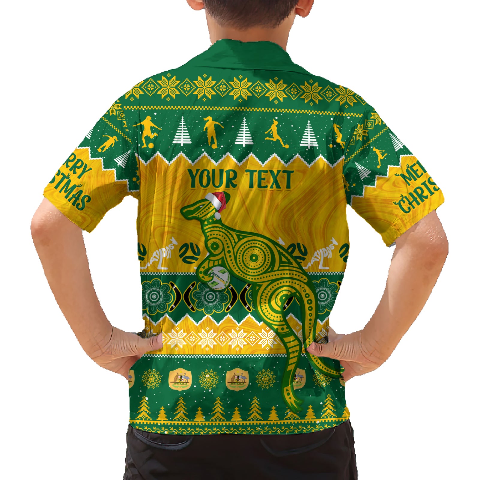 personalised-australia-soccer-christmas-hawaiian-shirt-all-i-want-for-xmas-is-matildas