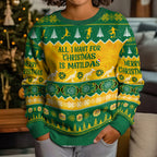 personalised-australia-soccer-christmas-kid-ugly-christmas-sweater-all-i-want-for-xmas-is-matildas