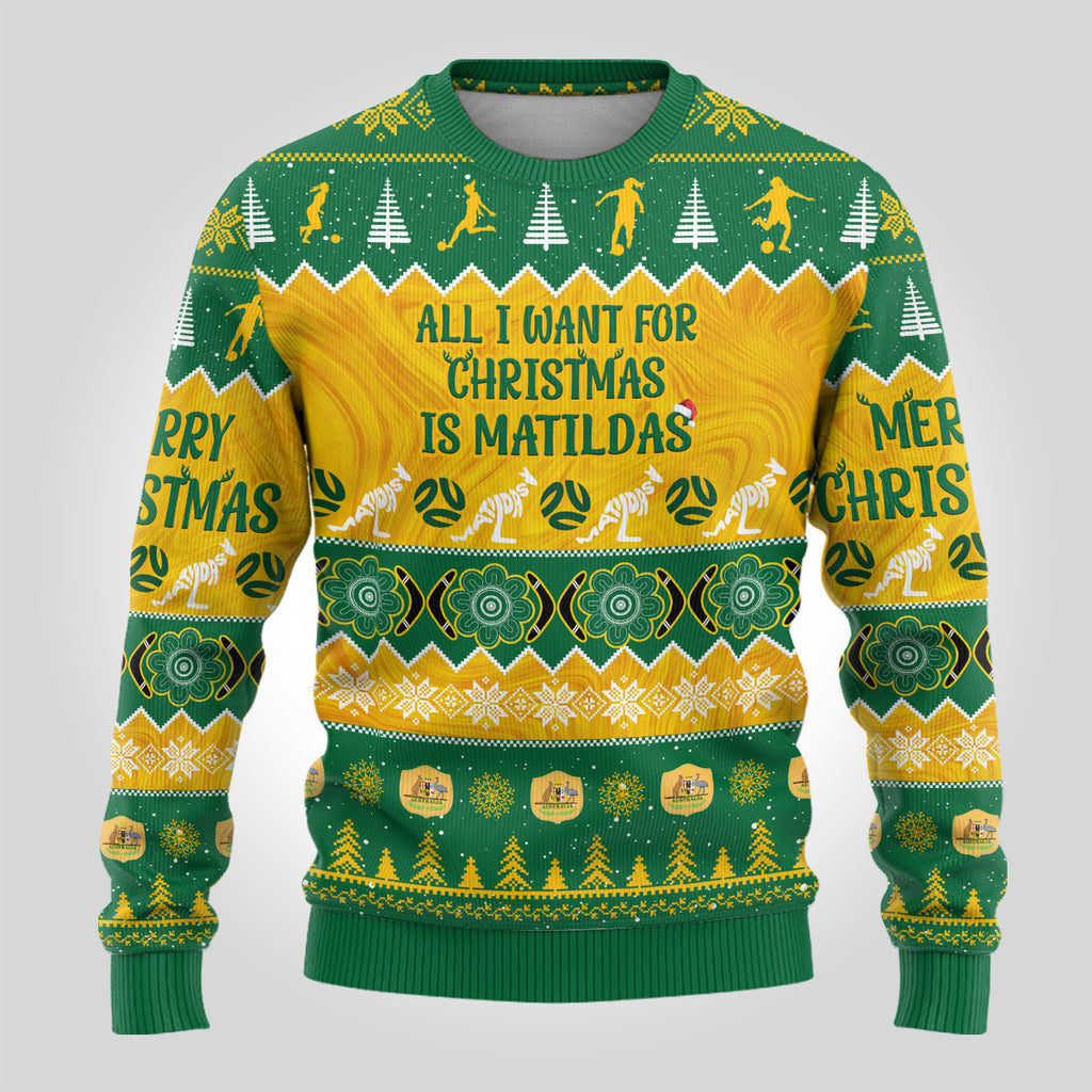 personalised-australia-soccer-christmas-ugly-christmas-sweater-all-i-want-for-xmas-is-matildas