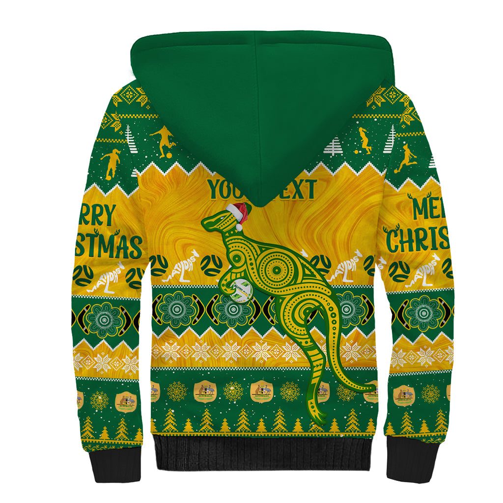 personalised-australia-soccer-christmas-sherpa-hoodie-all-i-want-for-xmas-is-matildas