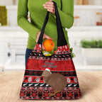 New Zealand Christmas Grocery Bag Aotearoa Kiwi Meri Kirihimete Red Version