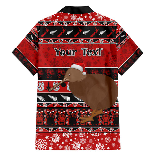 personalised-new-zealand-christmas-hawaiian-shirt-aotearoa-kiwi-meri-kirihimete-red-version