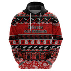 personalised-new-zealand-christmas-hoodie-aotearoa-kiwi-meri-kirihimete-red-version