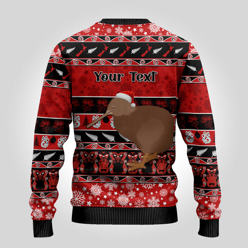personalised-new-zealand-christmas-ugly-christmas-sweater-aotearoa-kiwi-meri-kirihimete-red-version