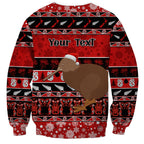 personalised-new-zealand-christmas-sweatshirt-aotearoa-kiwi-meri-kirihimete-red-version