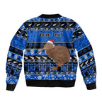 personalised-new-zealand-christmas-bomber-jacket-aotearoa-kiwi-meri-kirihimete-blue-version