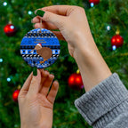 new-zealand-christmas-ceramic-ornament-aotearoa-kiwi-meri-kirihimete-blue-version