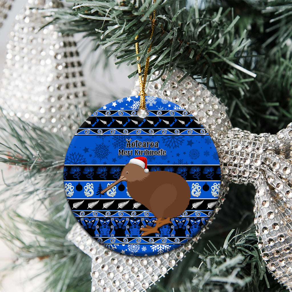 new-zealand-christmas-ceramic-ornament-aotearoa-kiwi-meri-kirihimete-blue-version