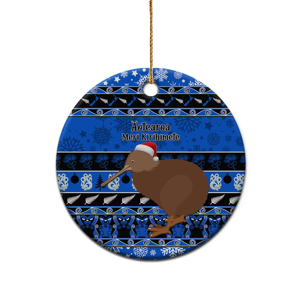 new-zealand-christmas-ceramic-ornament-aotearoa-kiwi-meri-kirihimete-blue-version
