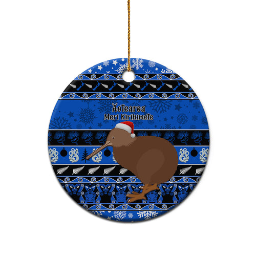 new-zealand-christmas-ceramic-ornament-aotearoa-kiwi-meri-kirihimete-blue-version