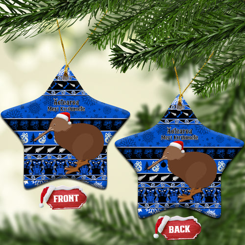 new-zealand-christmas-ceramic-ornament-aotearoa-kiwi-meri-kirihimete-blue-version
