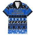 personalised-new-zealand-christmas-hawaiian-shirt-aotearoa-kiwi-meri-kirihimete-blue-version